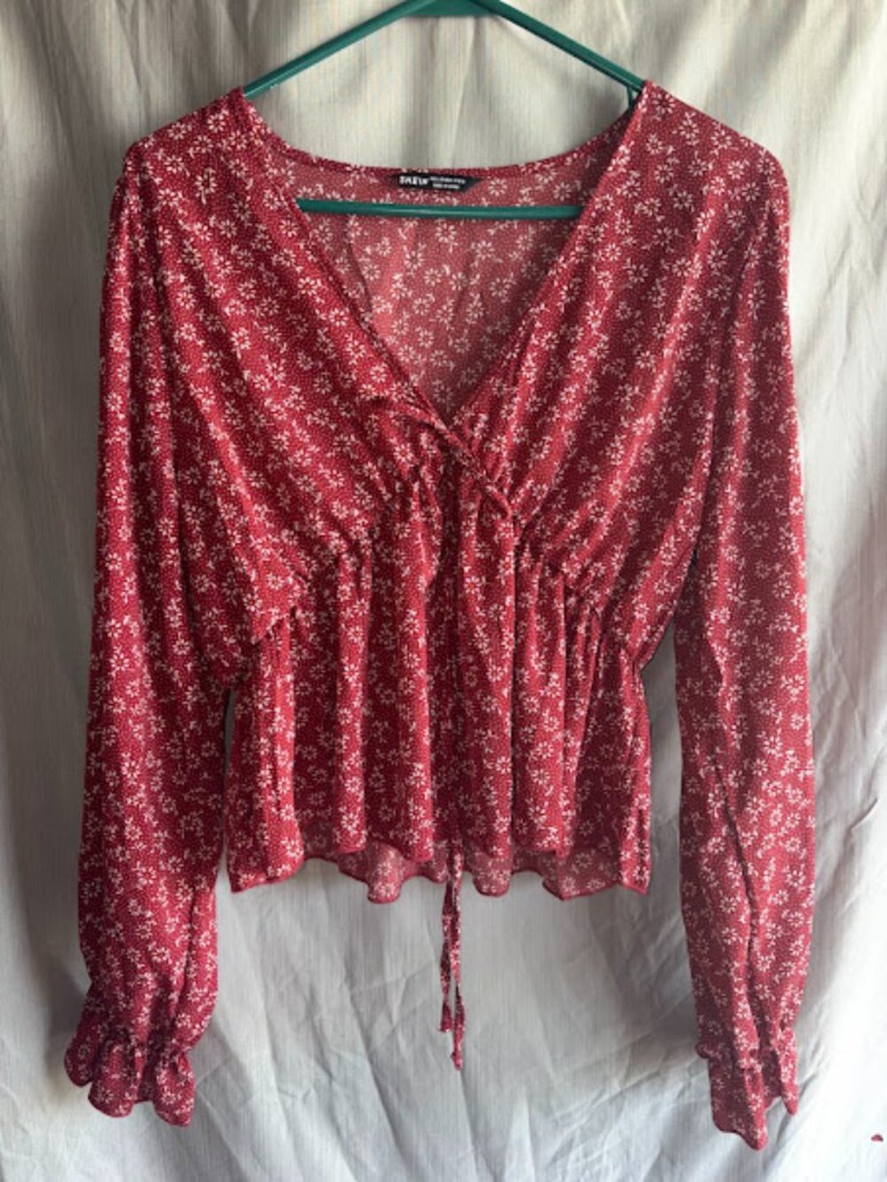 Shein Women's Floral Blouse - Size Large